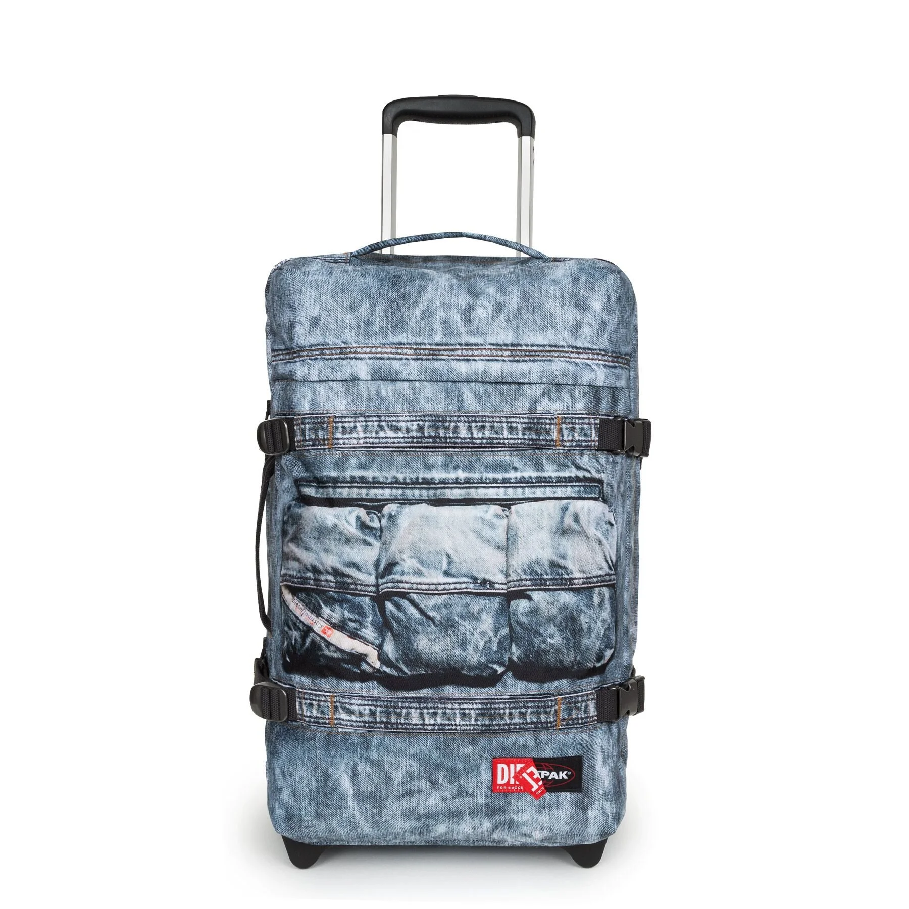 DIESEL X EASTPAK DIESEL TRANSIT'R S DSL TROMPE TEKERLEKLİ VALİZ