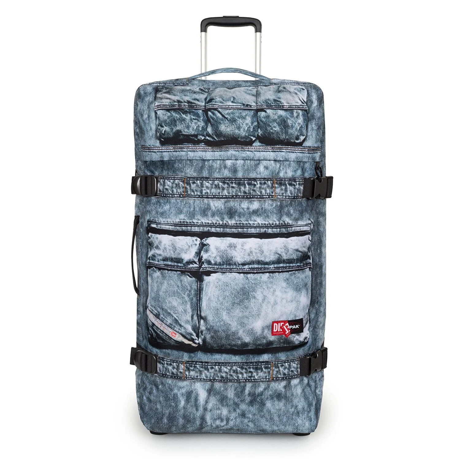 DIESEL X EASTPAK DIESEL TRANSIT'R L DSL TROMPE TEKERLEKLİ VALİZ