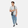 RUSHER BLACK DENIM OMUZ ÇANTASI