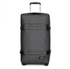 TRANSIT'R L BLACK DENIM TEKERLEKLİ VALİZ