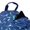 PADDED DOUBLE LIQUIT NAVY SIRT ÇANTASI