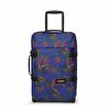 TRANVERZ S BRIZE PALM NAVY TEKERLEKLİ VALİZ