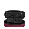 OVAL SINGLE MAROON BURGUNDY KALEM KUTUSU