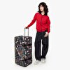 BASQUIAT X EASTPAK TRANSIT'R L BASQUIAT KINGS OF EGYPT 2 TEKERLEKLİ VALİZ