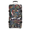 BASQUIAT X EASTPAK TRANSIT'R L BASQUIAT KINGS OF EGYPT 2 TEKERLEKLİ VALİZ