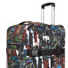 BASQUIAT X EASTPAK TRANSIT'R L BASQUIAT KINGS OF EGYPT 2 TEKERLEKLİ VALİZ
