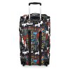 BASQUIAT X EASTPAK TRANSIT'R L BASQUIAT KINGS OF EGYPT 2 TEKERLEKLİ VALİZ