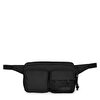 DOUBLE CROSSBODY BLACK BEL ÇANTASI