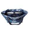 CARRY TOTE BAG WASHED PRINT BLUE OMUZ ÇANTASI