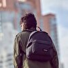 PADDED PAK'R BLACK DENIM SIRT ÇANTASI