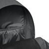 PADDED DOUBLE BLACK DENIM SIRT ÇANTASI