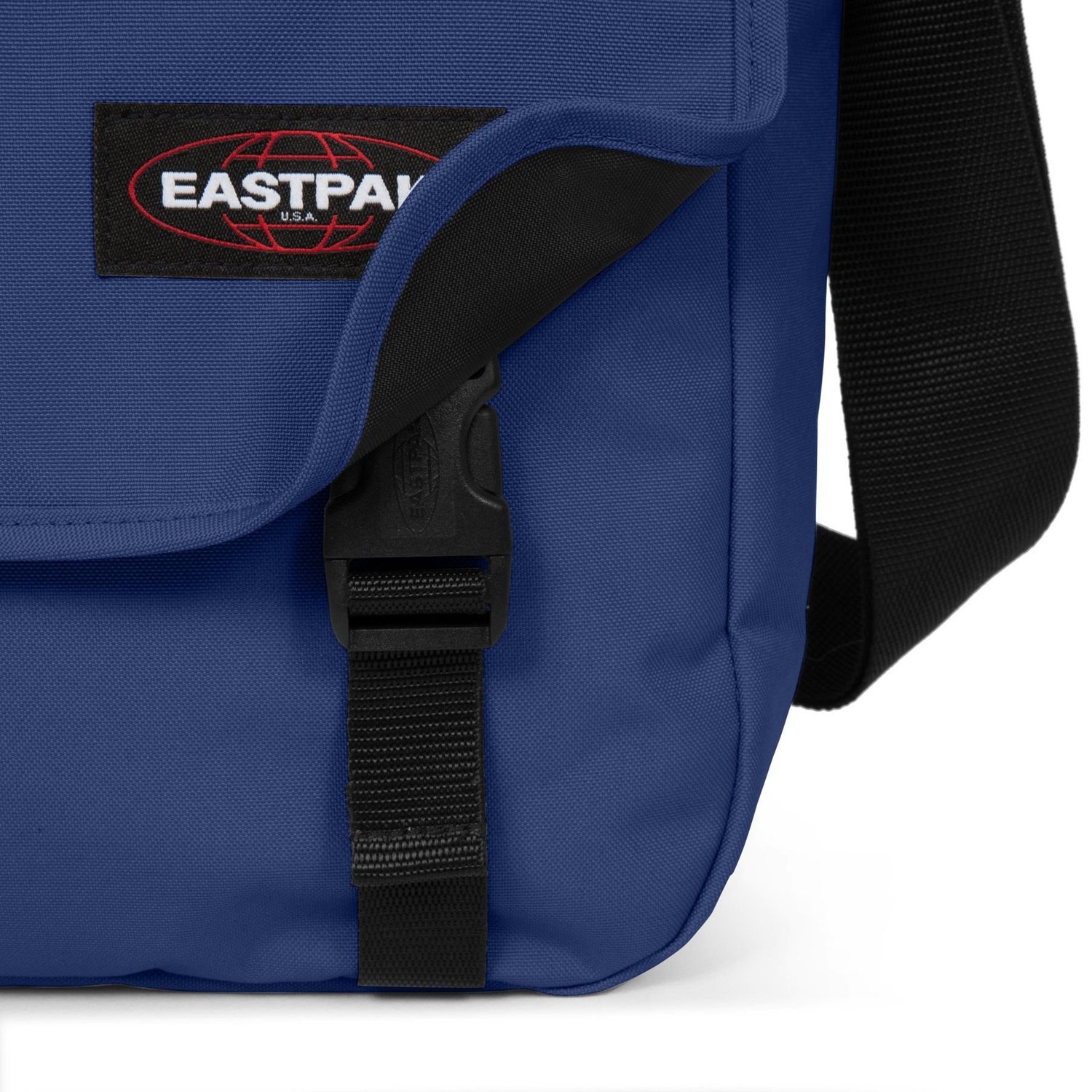 EASTPAK Sac Bandoulière Delegate+ 20L - Nightsky Navy (Bleu), Compartiment Ordinateur 17 Pouces - 13