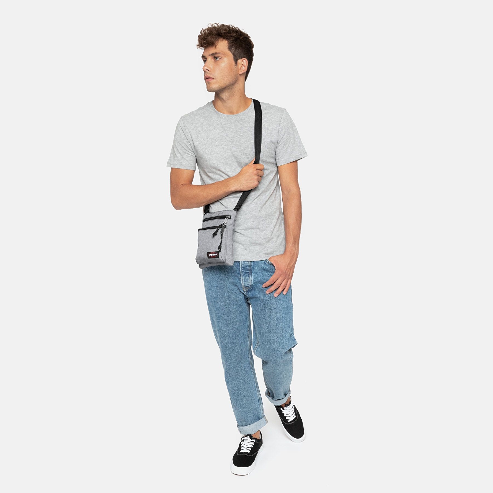 Eastpak RUSHER SUNDAY GREY OMUZ ÇANTASI