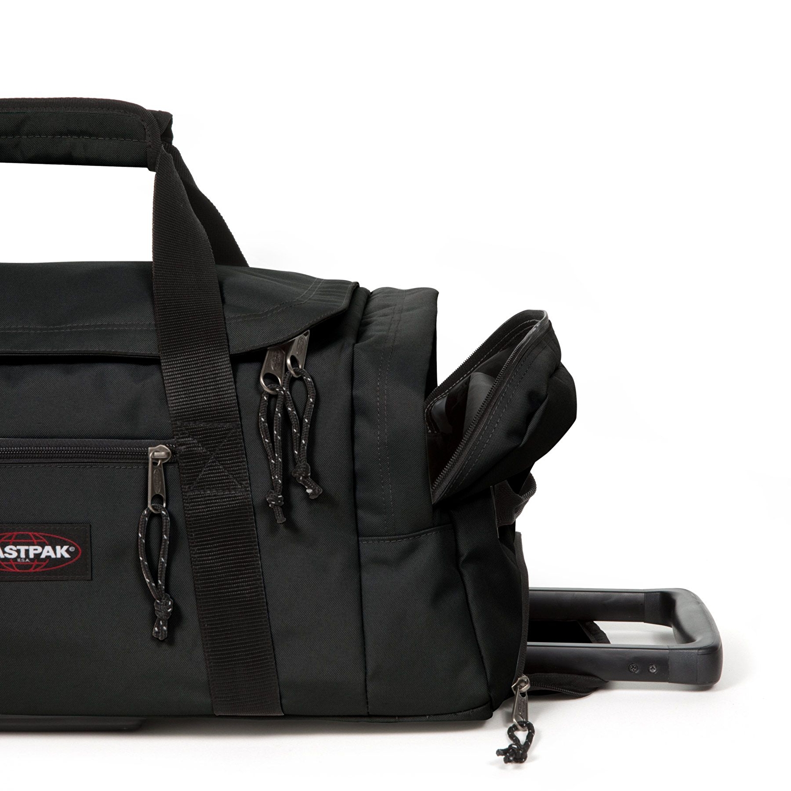 Eastpak LEATHERFACE S + BLACK TEKERLEKLİ VALİZ