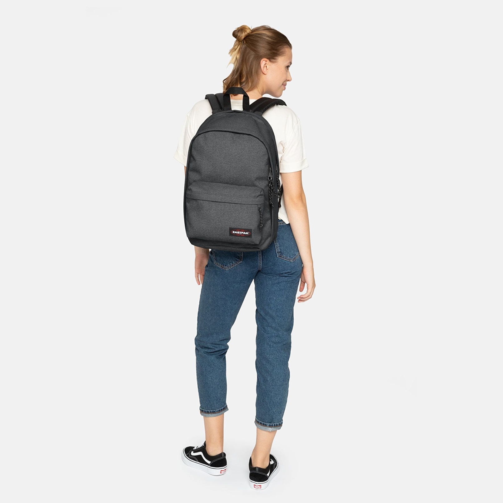 Eastpak BACK TO WORK BLACK DENIM SIRT ÇANTASI