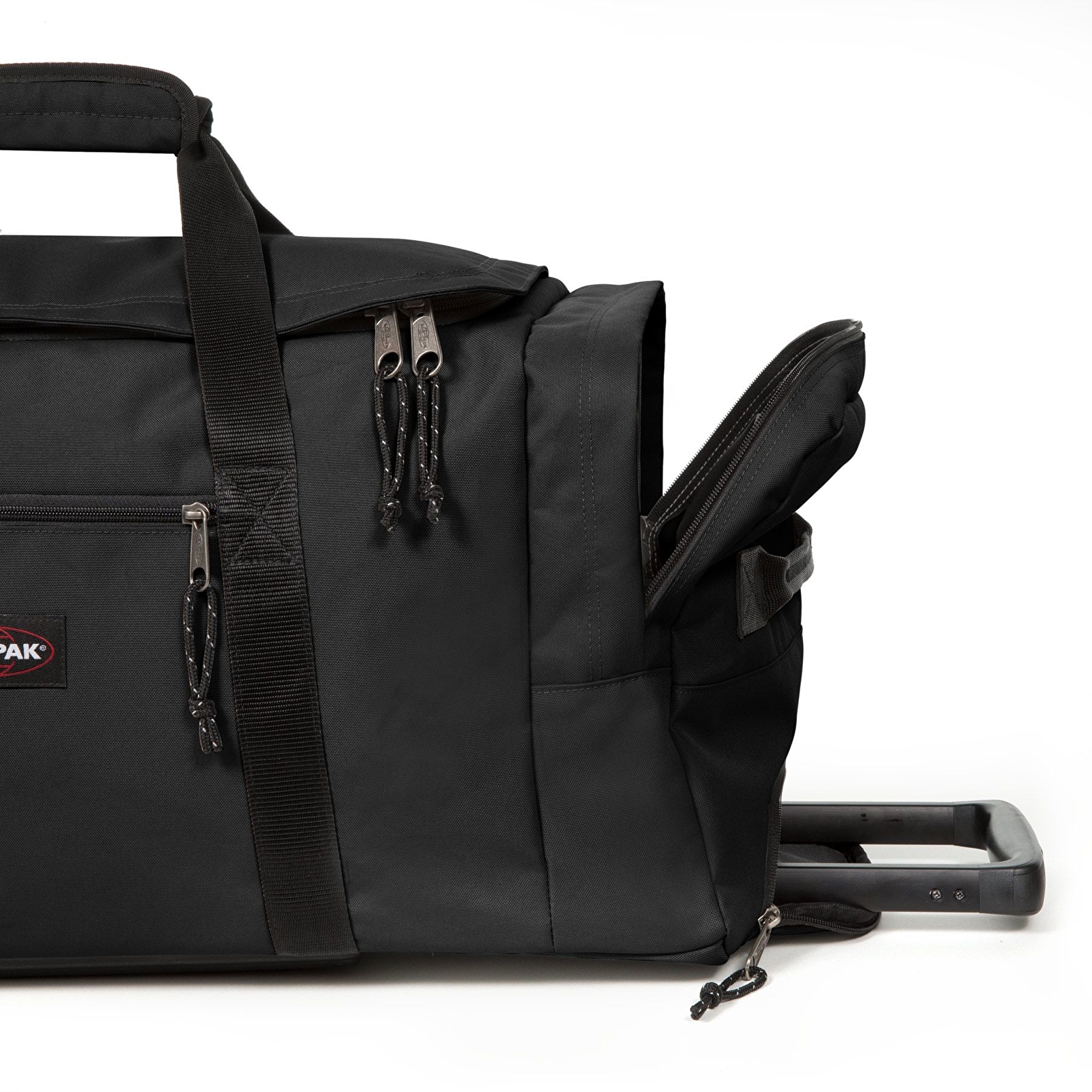 Eastpak LEATHERFACE M + BLACK TEKERLEKLİ VALİZ