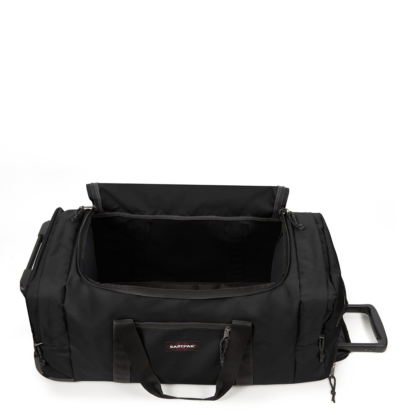 Eastpak LEATHERFACE M + BLACK TEKERLEKLİ VALİZ