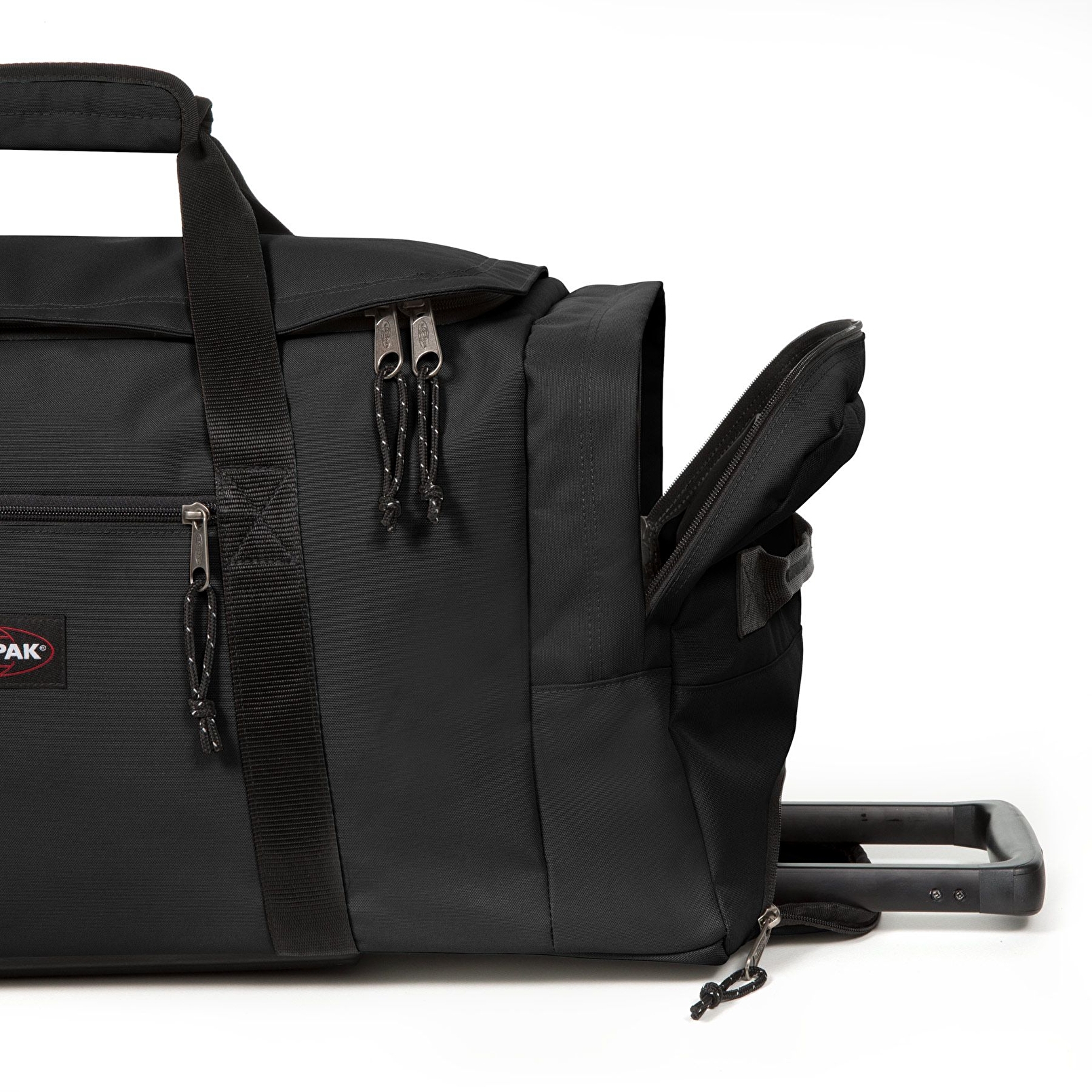 Eastpak LEATHERFACE L + BLACK TEKERLEKLİ VALİZ