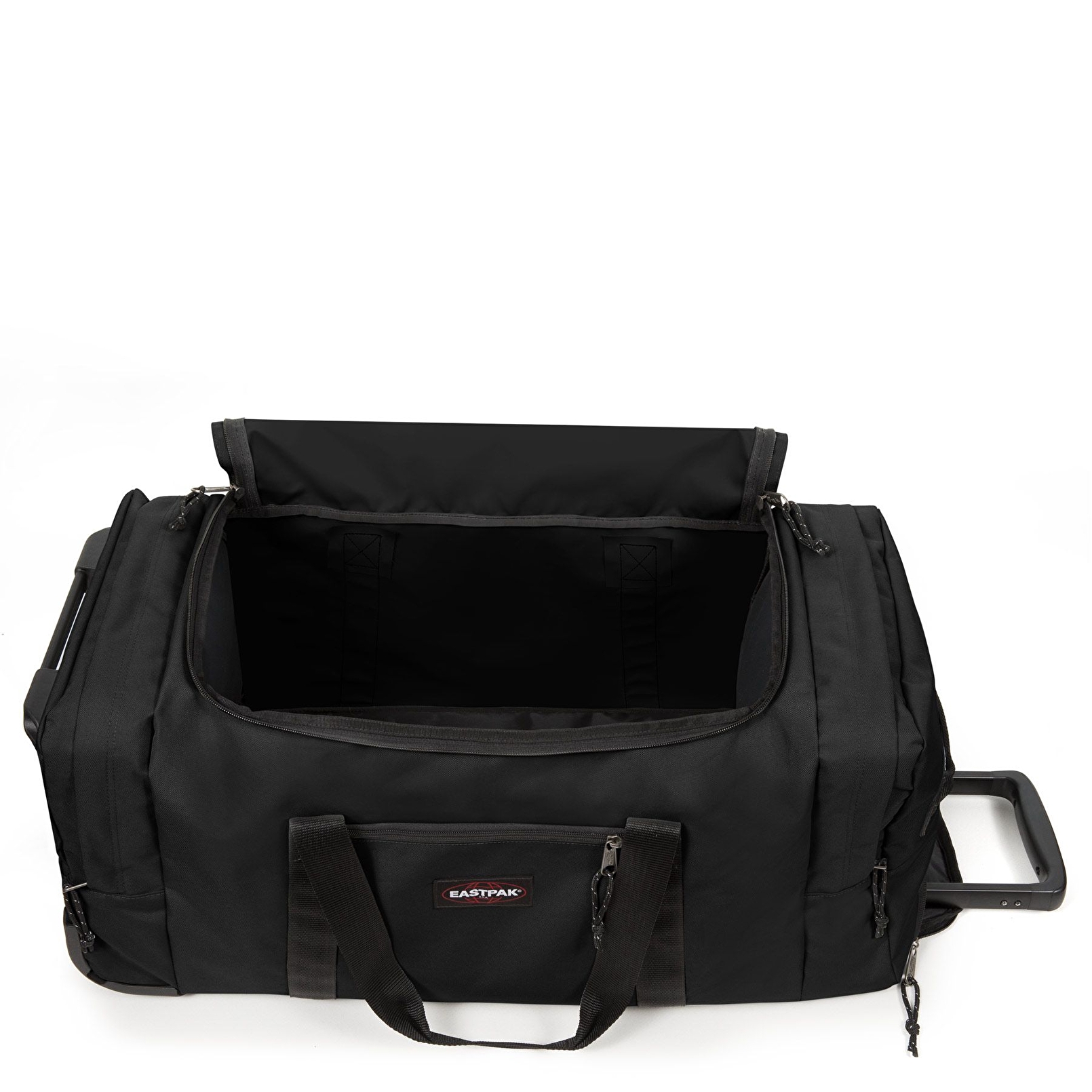 Eastpak LEATHERFACE L + BLACK TEKERLEKLİ VALİZ