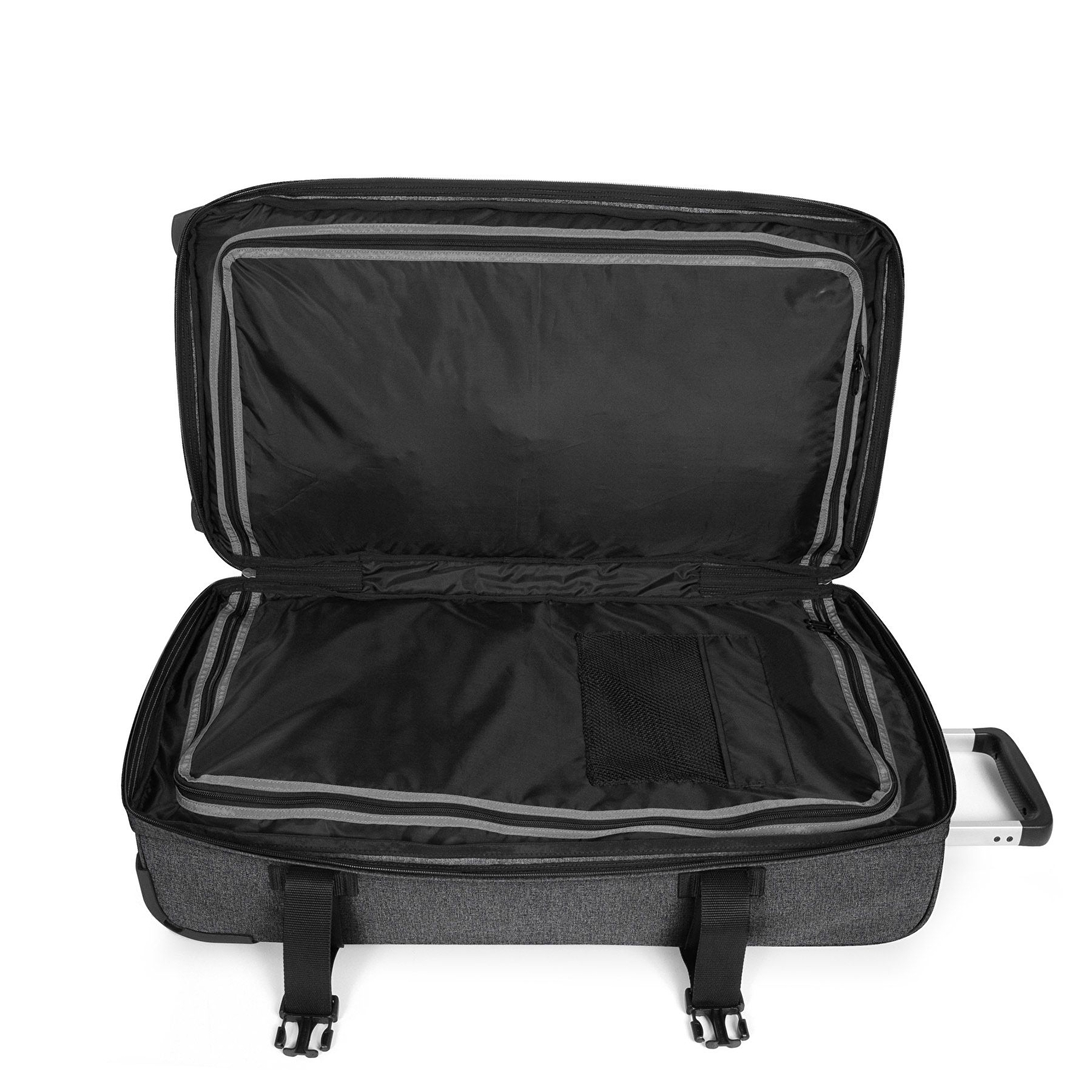 Eastpak TRANSIT'R M BLACK DENIM TEKERLEKLİ VALİZ