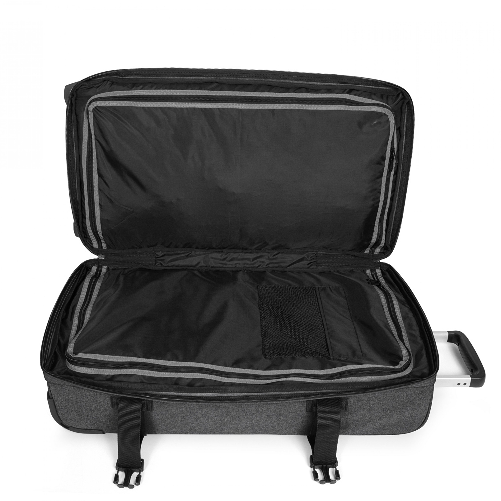 Eastpak TRANSIT'R L BLACK DENIM TEKERLEKLİ VALİZ