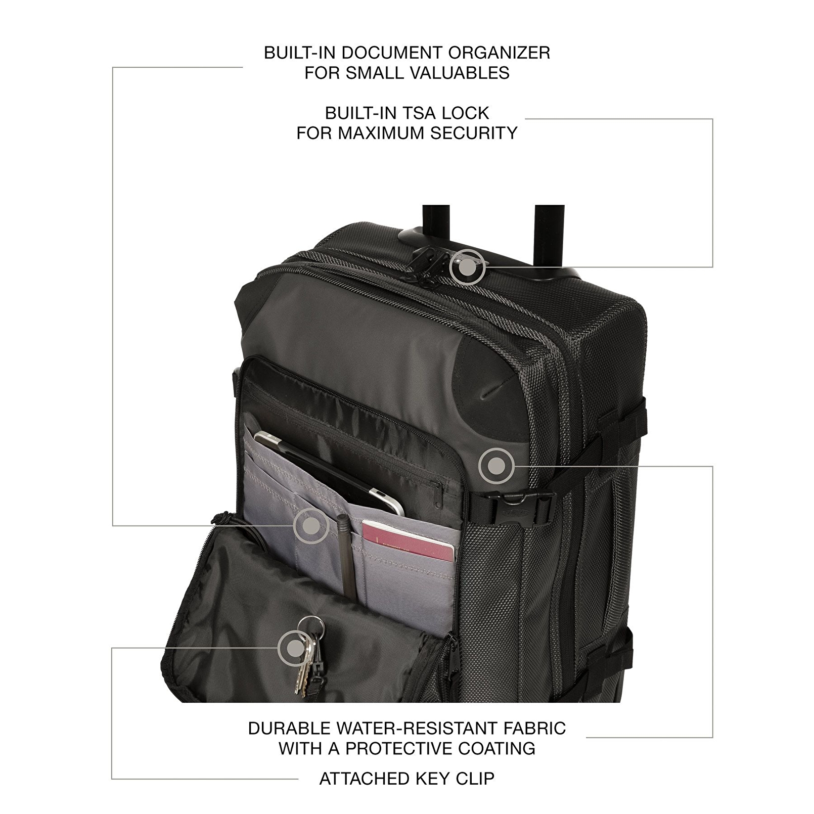 Eastpak TRANVERZ CNNCT S CNNCT COAT TEKERLEKLİ VALİZ