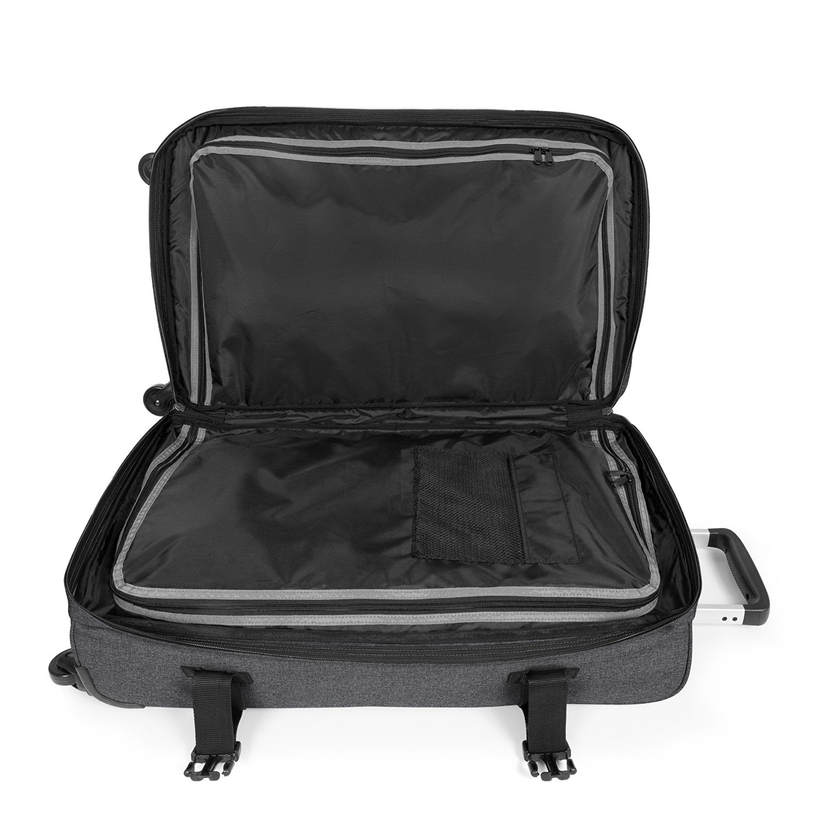 Eastpak TRANSIT'R 4 M BLACK DENIM TEKERLEKLİ BAVUL