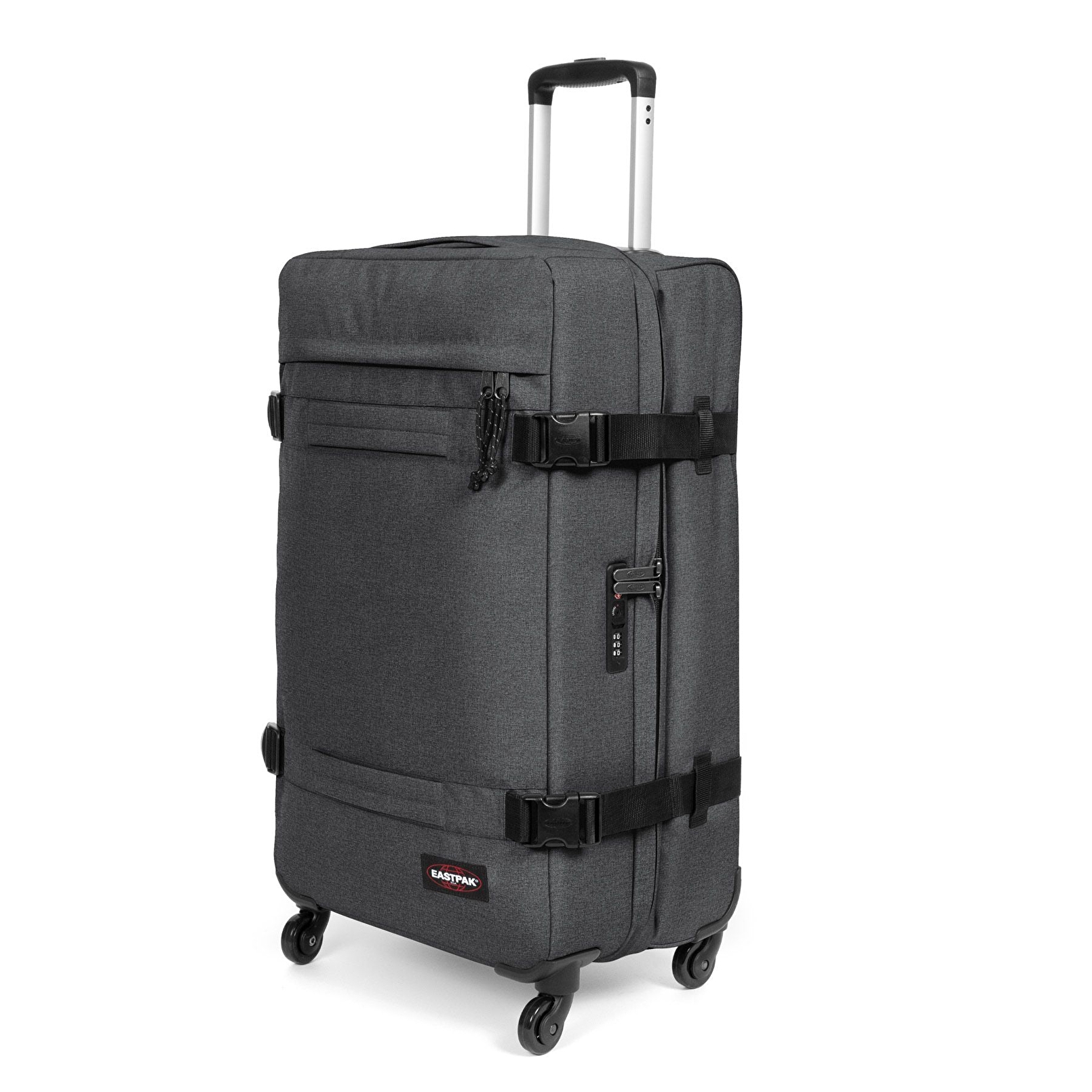 Eastpak TRANSIT'R 4 M BLACK DENIM TEKERLEKLİ BAVUL
