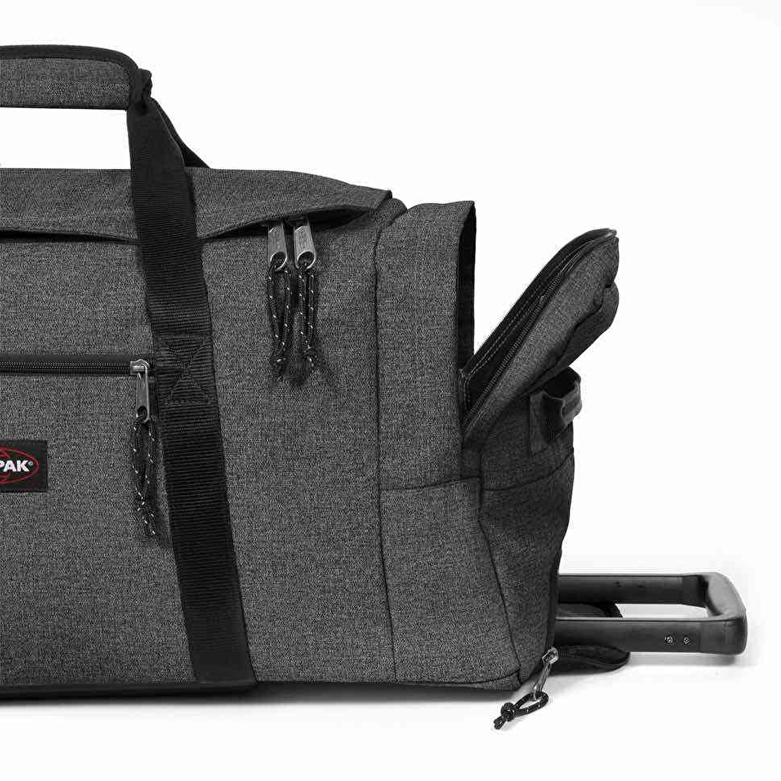 Eastpak LEATHERFACE M + BLACK DENIM TEKERLİ VALİZ