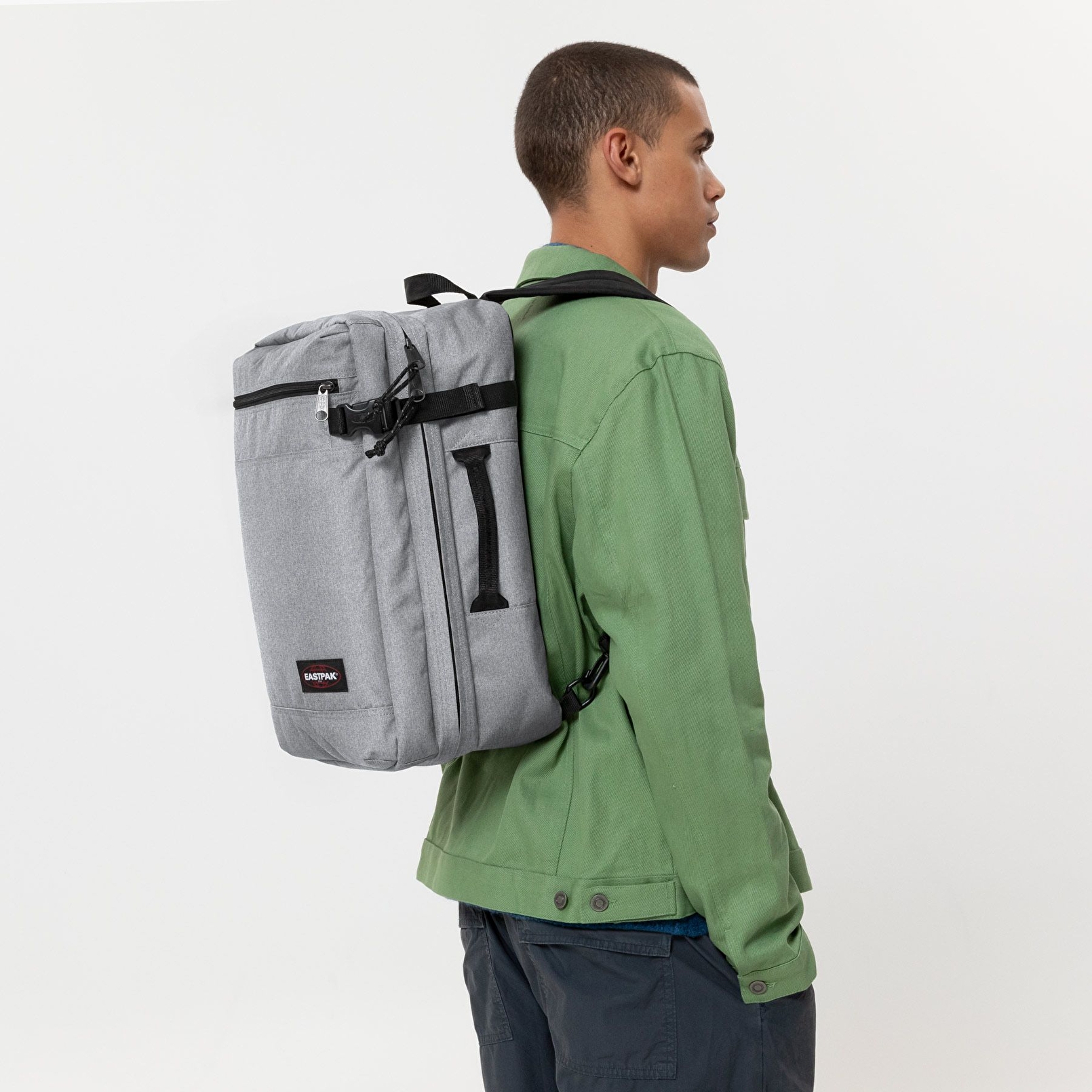 Eastpak TRANSIT'R PACK SUNDAY GREY SEYAHAT ÇANTASI