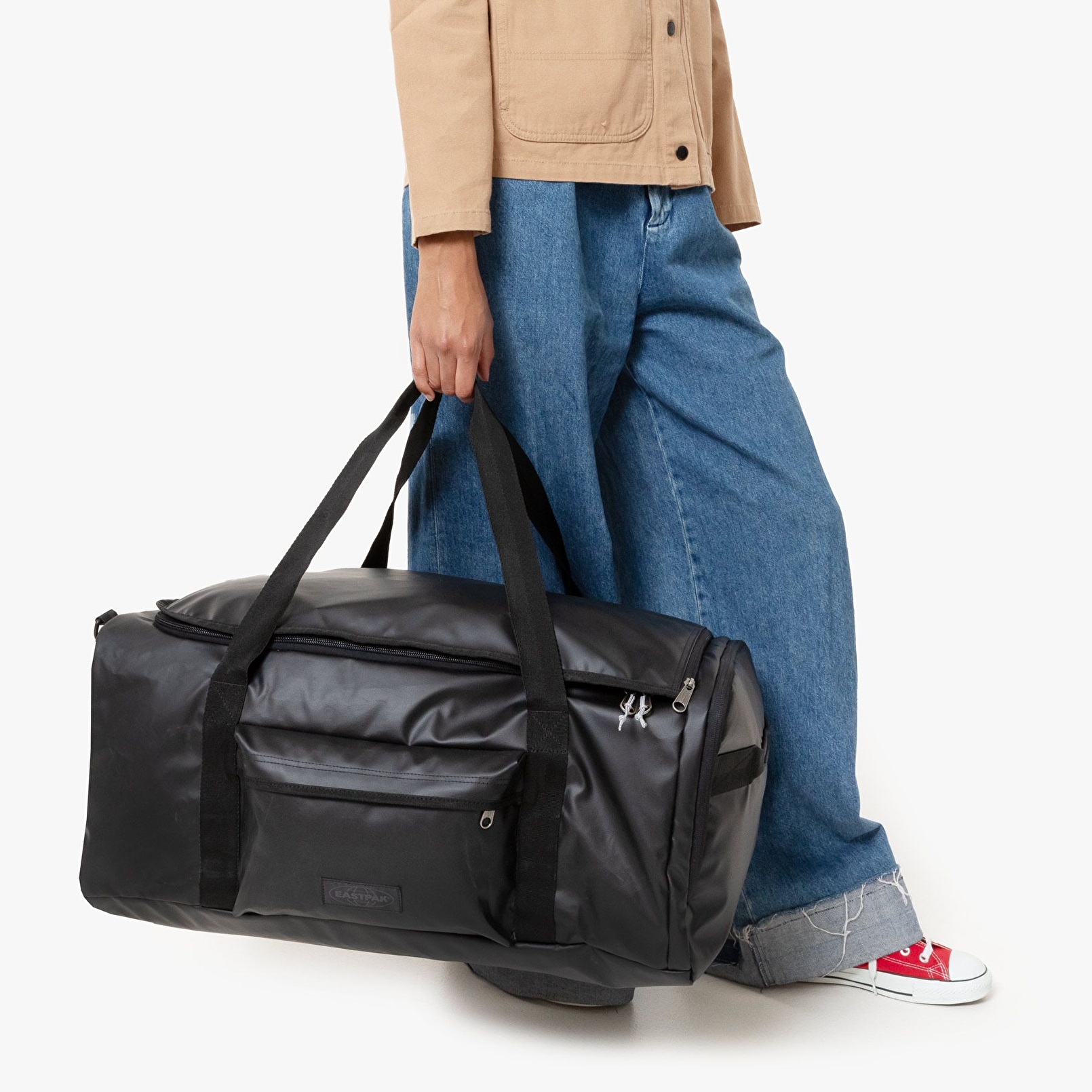 Eastpak TARP DUFFL'R M TARP BLACK SEYAHAT ÇANTASI