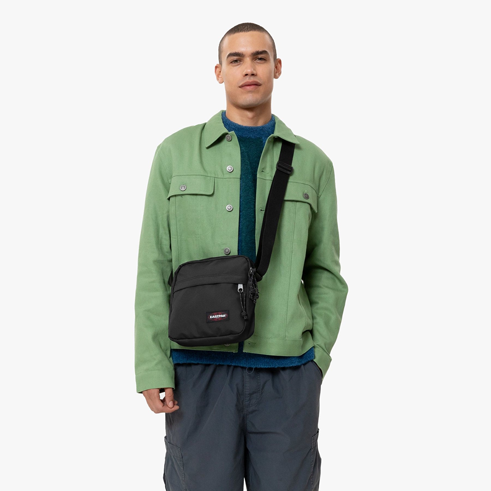 Eastpak THE BIGGER ONE BLACK MİNİ ÇANTA