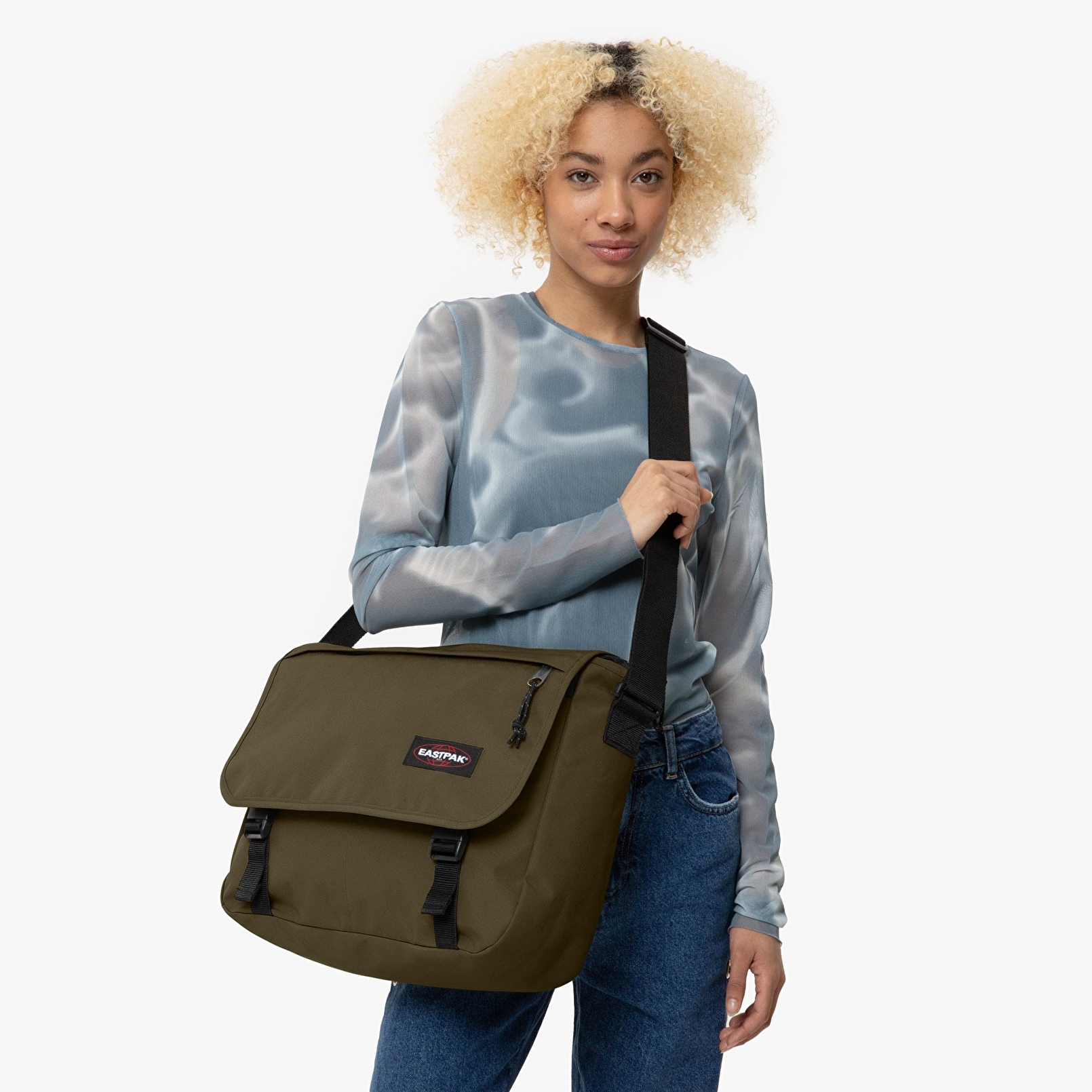 Eastpak DELEGATE + ARMY OLIVE OMUZ ÇANTASI