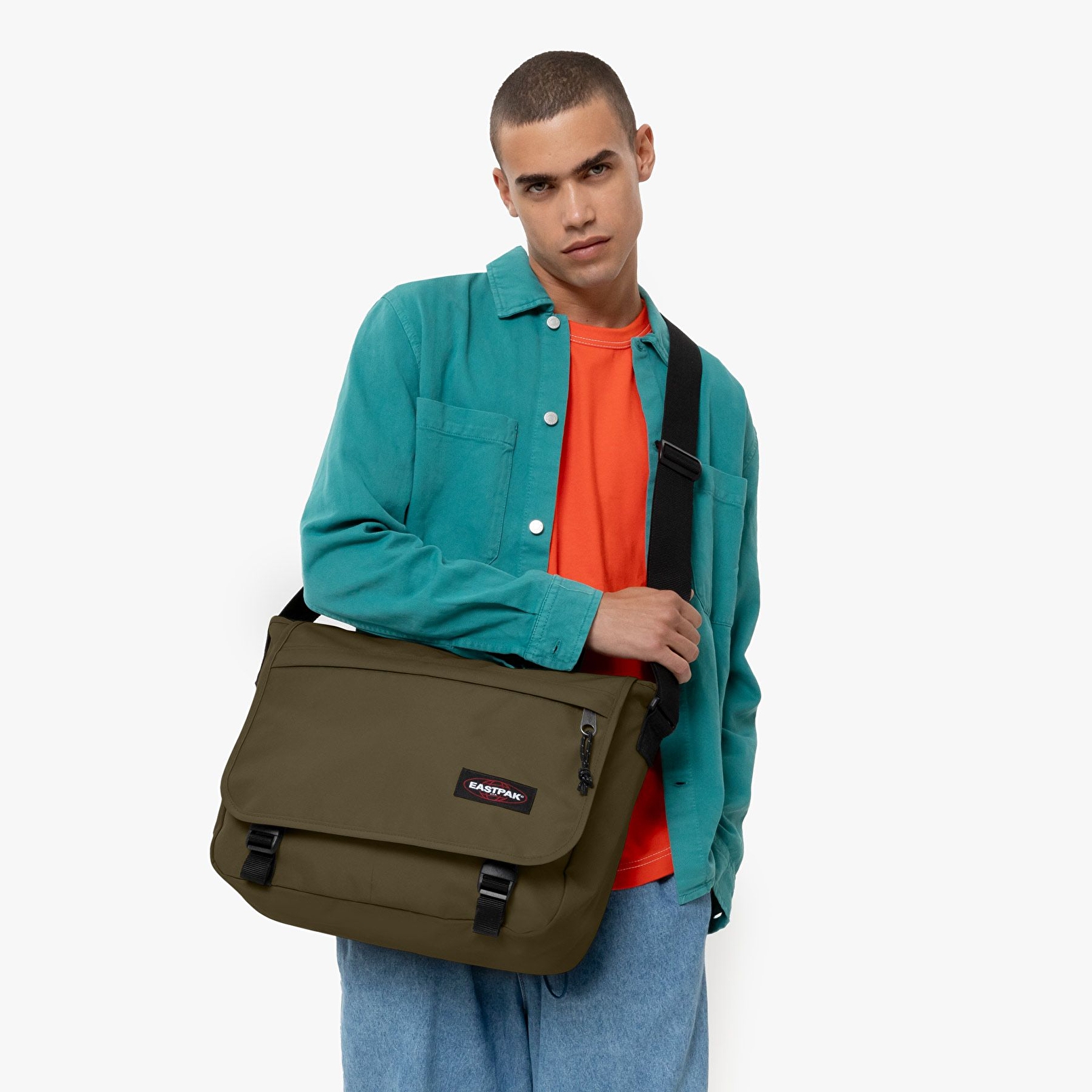 Eastpak DELEGATE + ARMY OLIVE OMUZ ÇANTASI