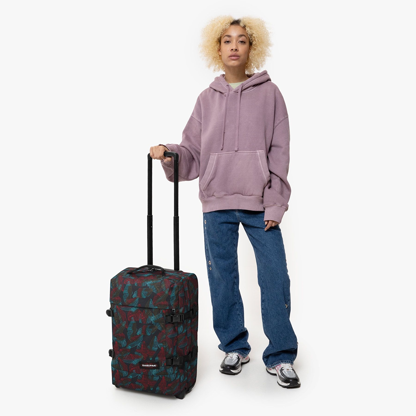 Eastpak TRANVERZ S BRIZE GRADE BLACK TEKERLEKLİ VALİZ