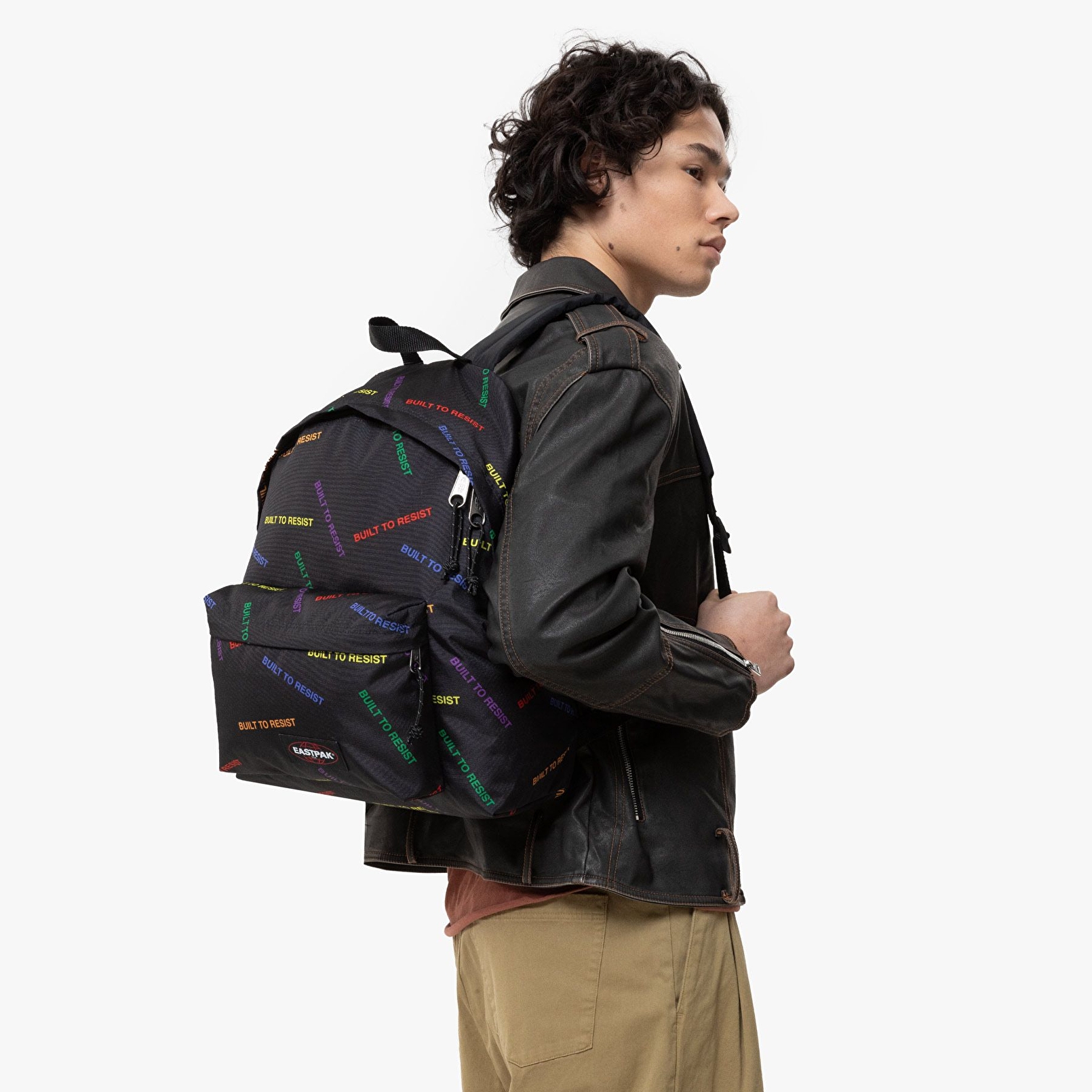 Eastpak PADDED PAK'R COLOR BAND BLACK SIRT ÇANTASI