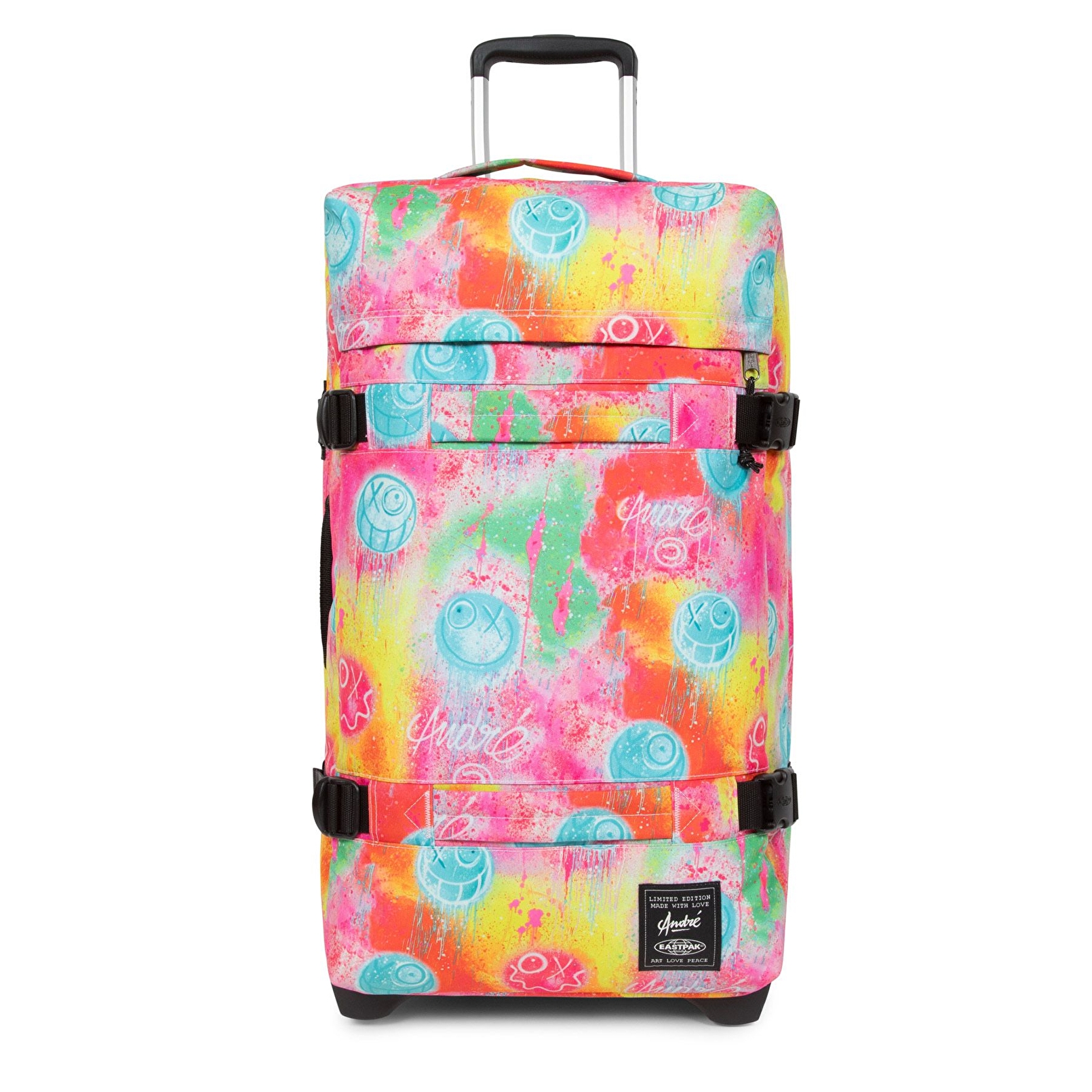 Eastpak ANDRE X EASTPAK TRANSIT'R L FLUO CLOUDS TEKERLEKLİ VALİZ