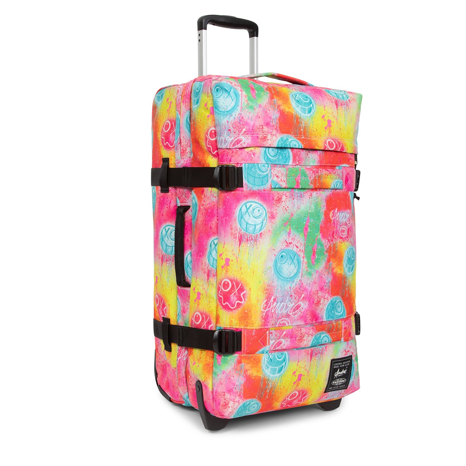 Eastpak ANDRE X EASTPAK TRANSIT'R L FLUO CLOUDS TEKERLEKLİ VALİZ