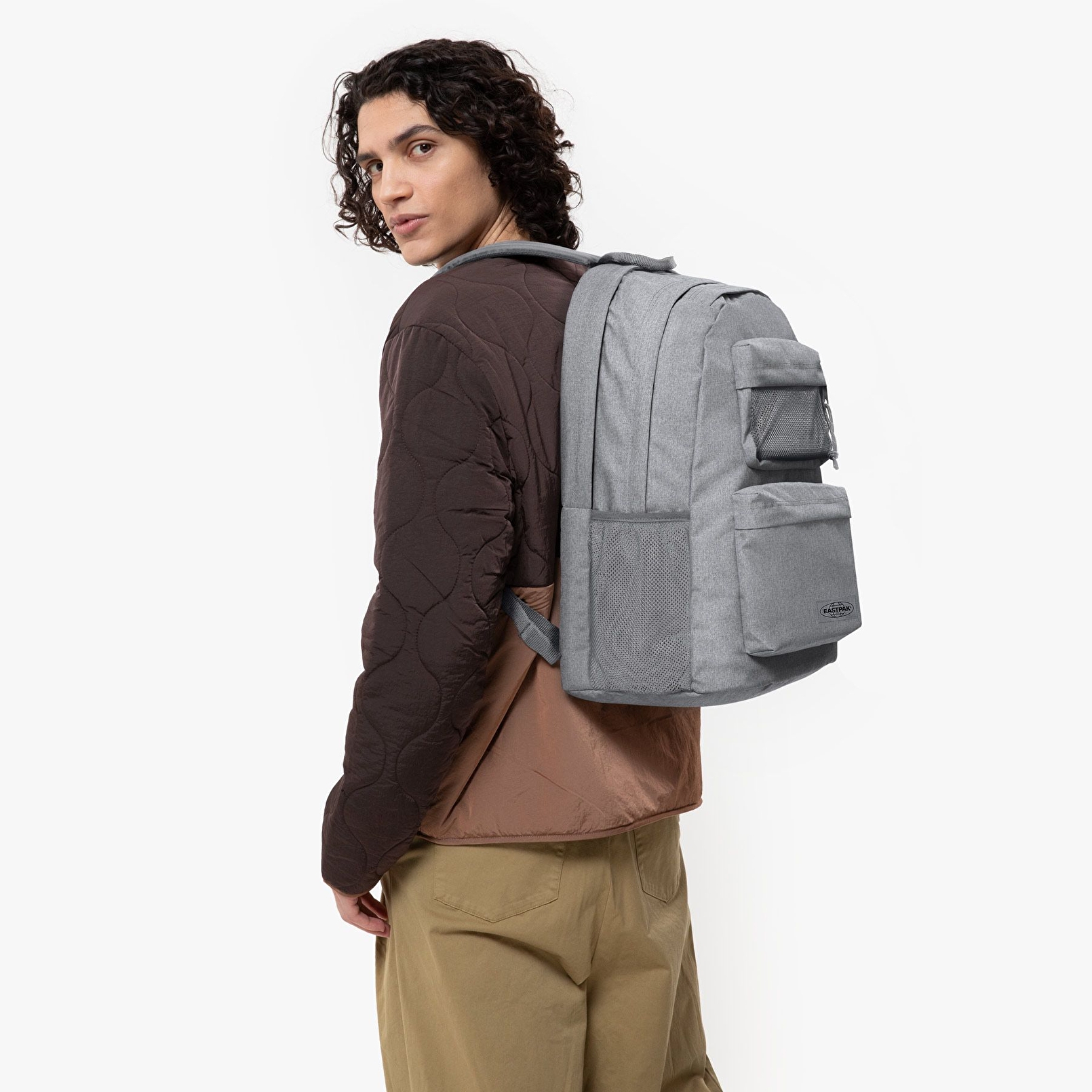 Eastpak DOUBLE OFFICE SUNDAY GREY SIRT ÇANTASI