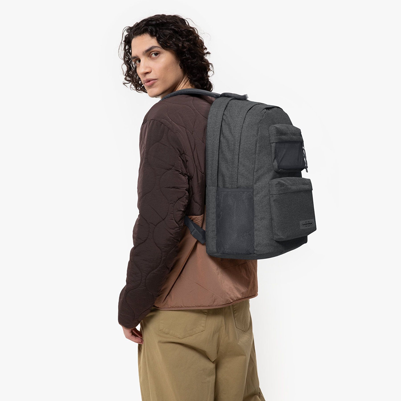 Eastpak DOUBLE OFFICE BLACK DENIM SIRT ÇANTASI