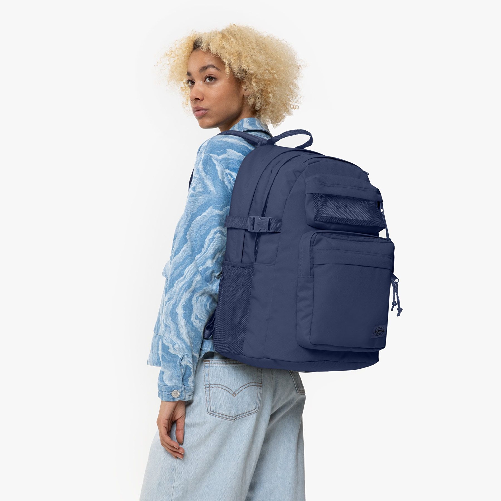 Eastpak DOUBLE PRO BOAT NAVY SIRT ÇANTASI