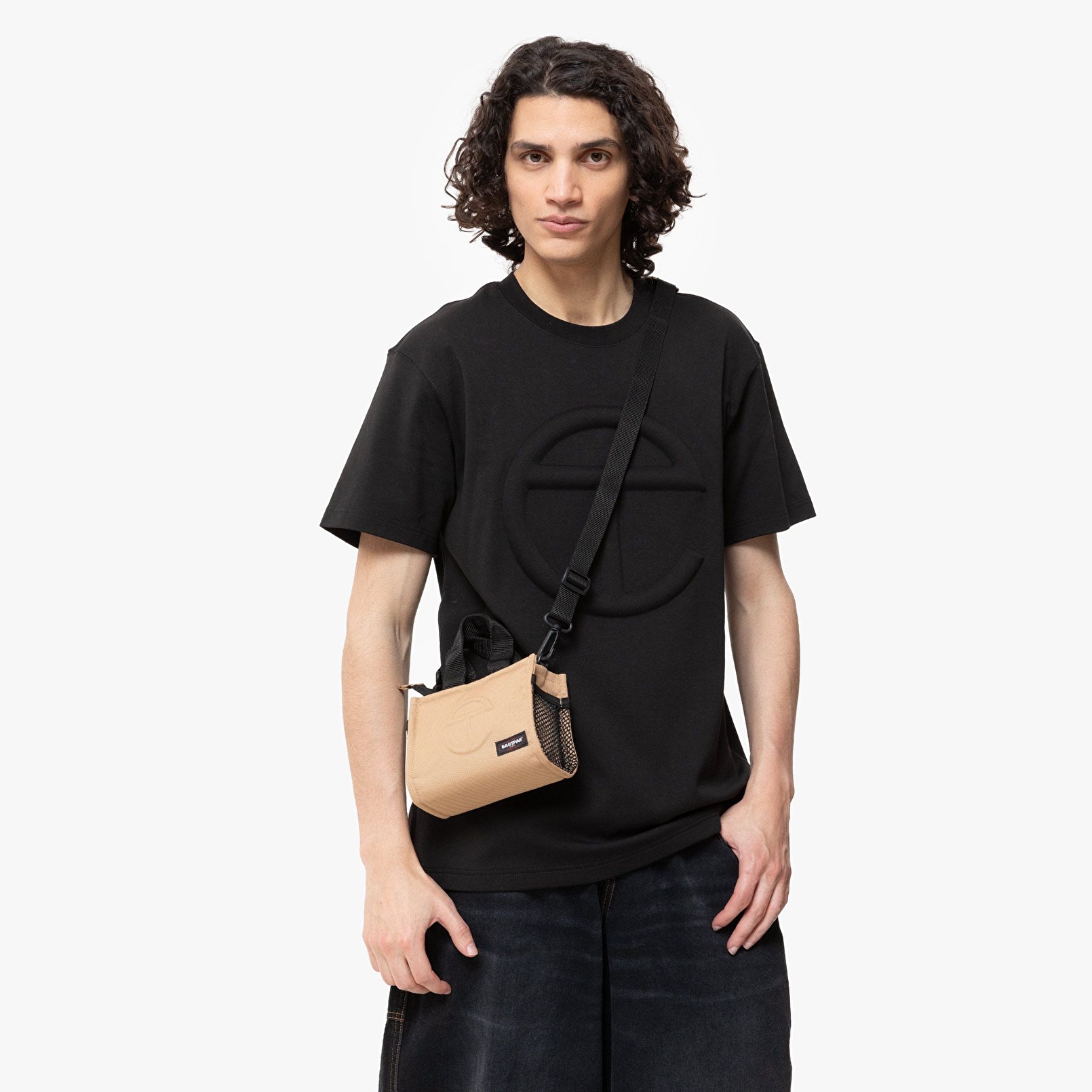 Eastpak TELFAR X EASTPAK TELFAR SHOPPER S TELFAR KHAKI OMUZ ÇANTASI