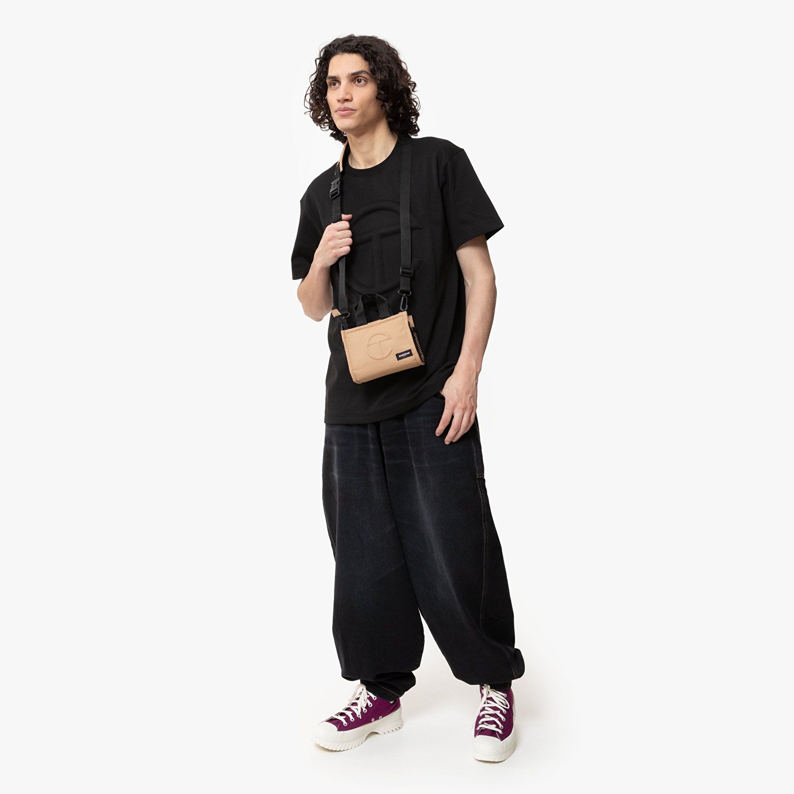Eastpak TELFAR X EASTPAK TELFAR SHOPPER S TELFAR KHAKI OMUZ ÇANTASI
