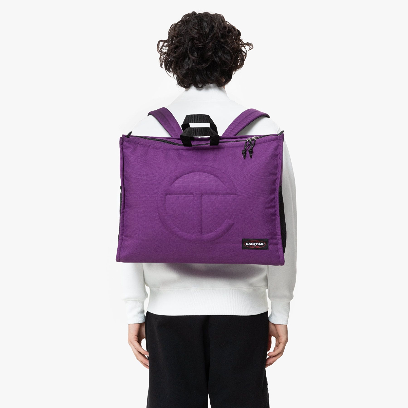 Eastpak TELFAR X EASTPAK TELFAR SHOPPER L TELFAR PURPLE OMUZ ÇANTASI