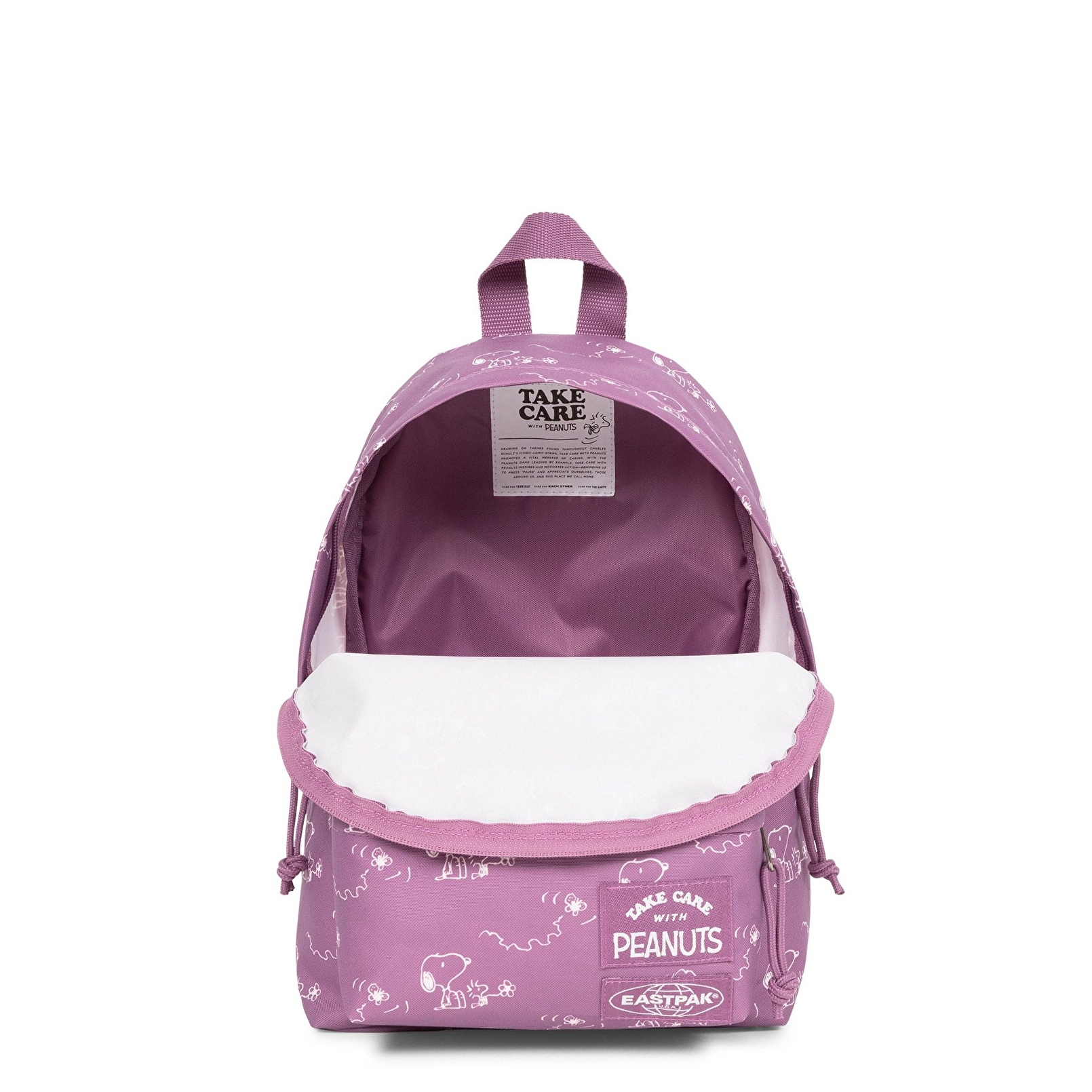 Eastpak PEANUTS X EASTPAK ORBIT PEANUTS PINK SIRT ÇANTASI