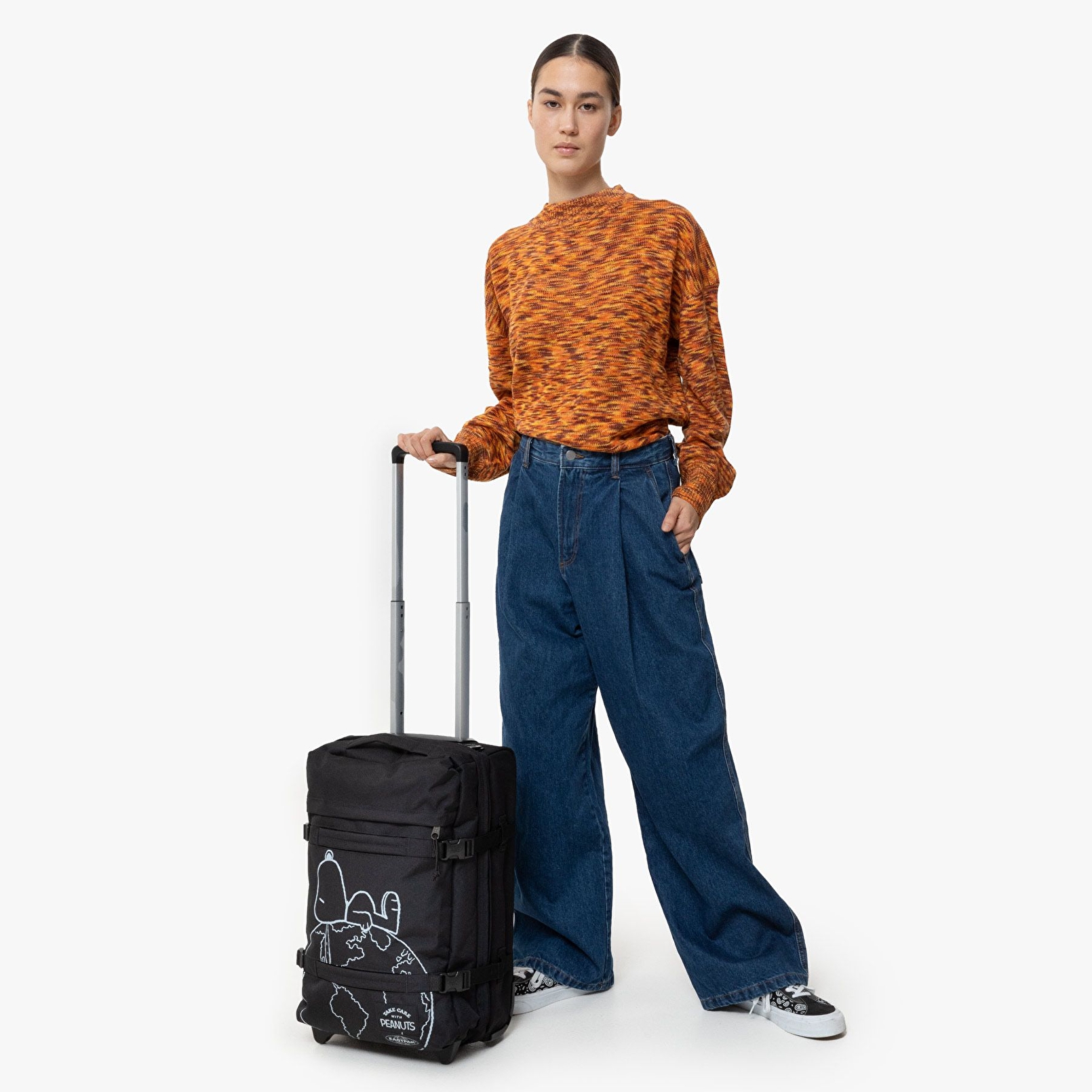 Eastpak PEANUTS X EASTPAK TRANSIT'R S PEANUTS PLACED TEKERLEKLİ VALİZ