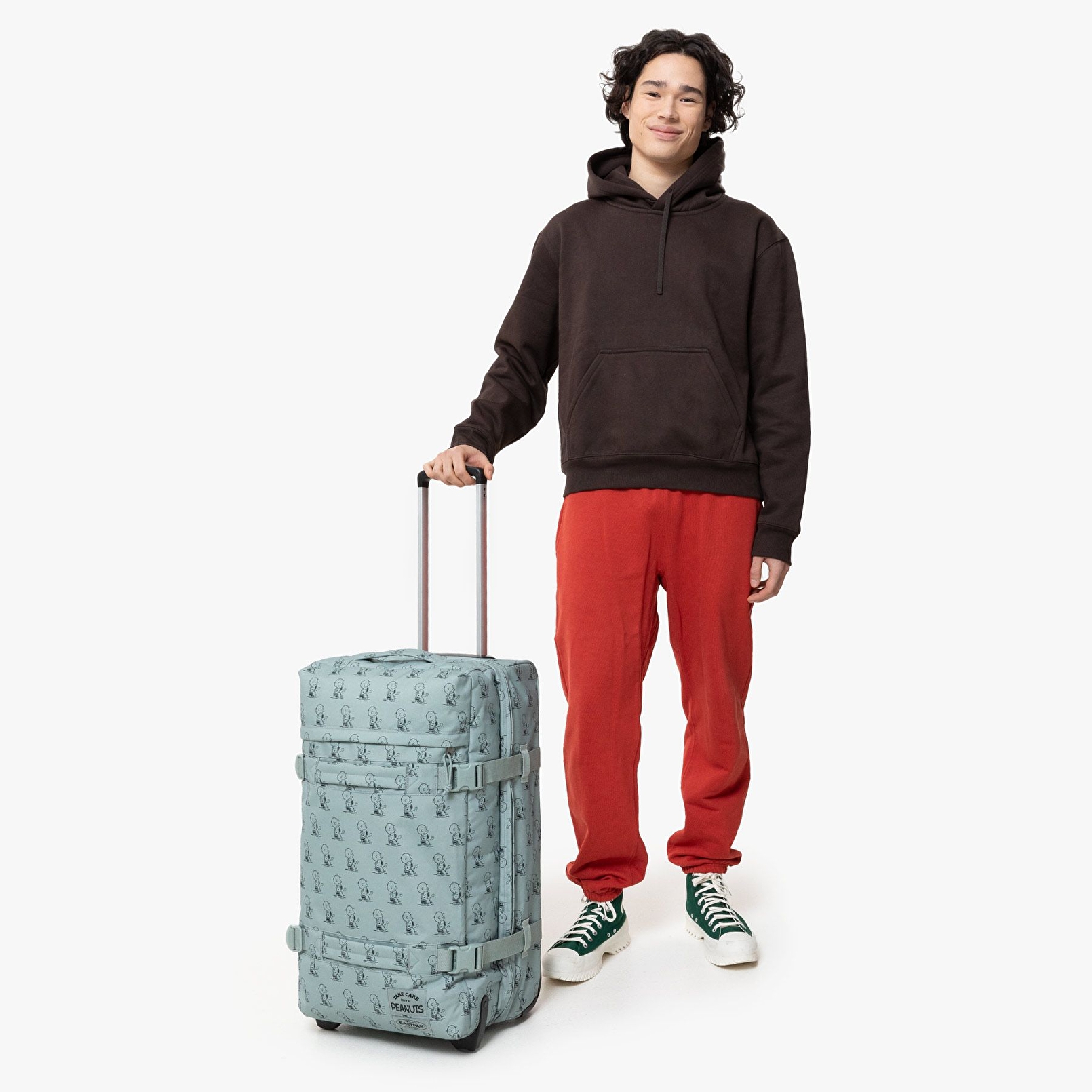 Eastpak PEANUTS X EASTPAK TRANSIT'R M PEANUTS MINT TEKERLEKLİ VALİZ