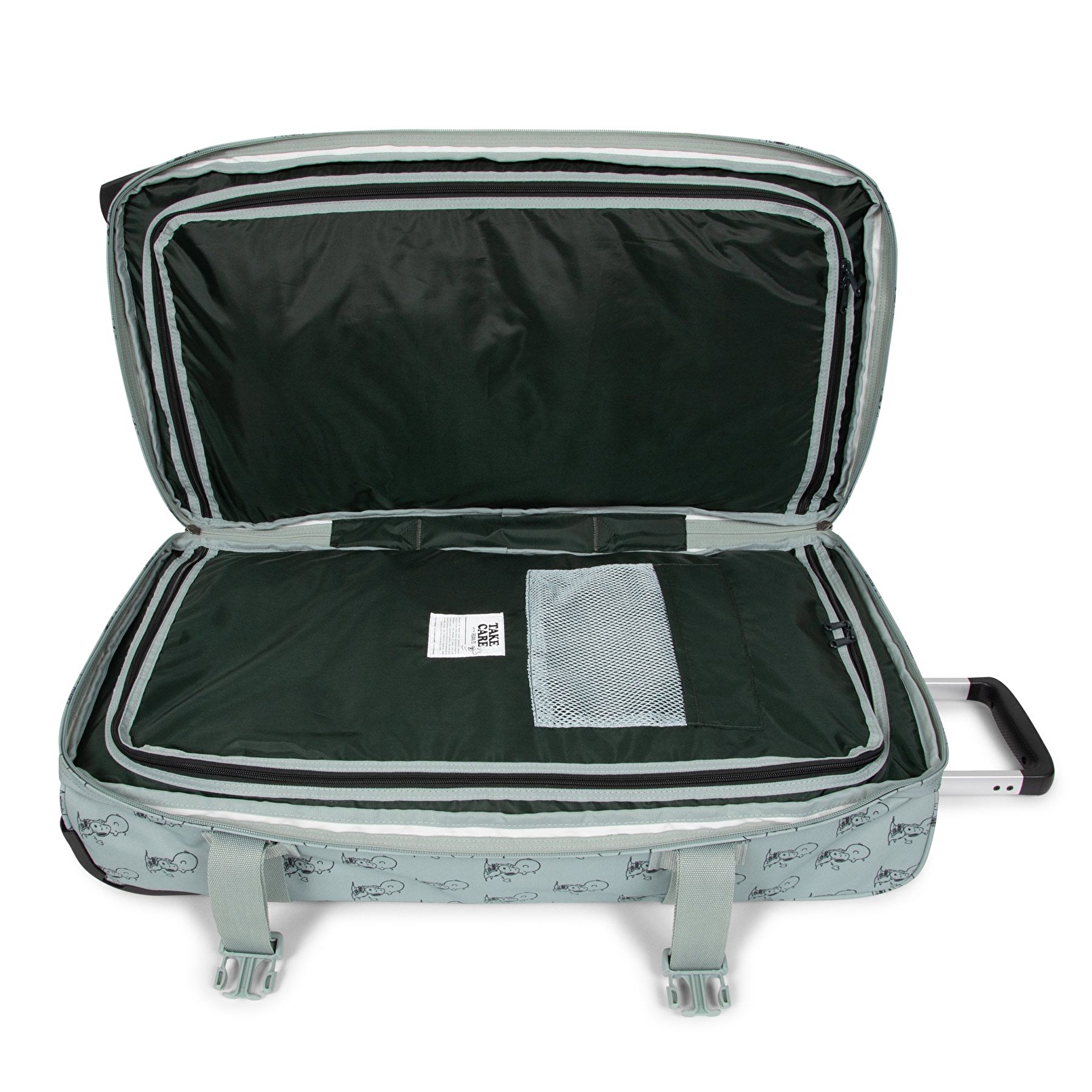 Eastpak PEANUTS X EASTPAK TRANSIT'R L PEANUTS MINT TEKERLEKLİ VALİZ