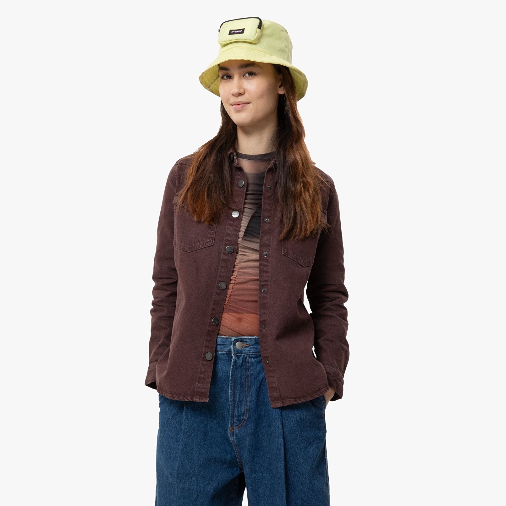 Eastpak BUKHAT ENDIVE GREEN BUCKET ŞAPKA