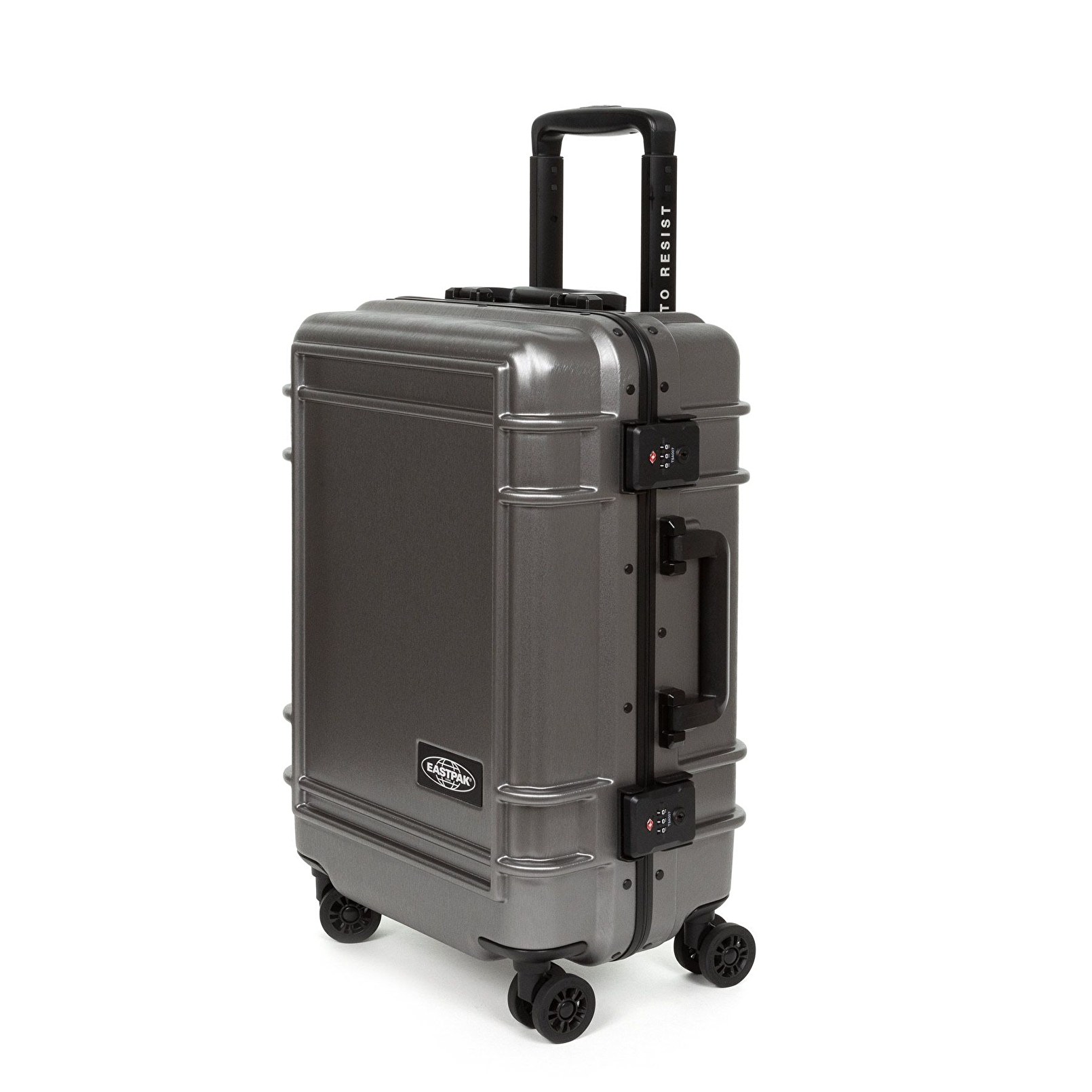 Eastpak RESIST'R CASE S BRUSHED METAL TEKERLEKLİ VALİZ